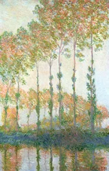 Topole nad brzegami Epte, jesień, 1891